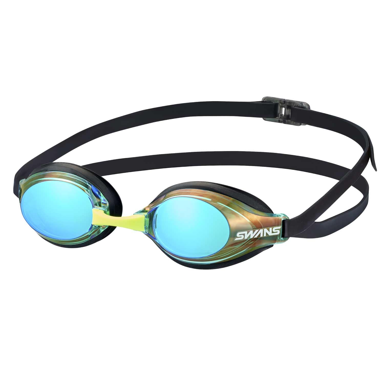 

Swans AQUALIGHTNING GEM Swimming Made in Green x Emerald with WORLD AQUATICS Approved Model SR-3Mre Goggles, Japan, Mirror, Anti-Fog, Cushion, Racing,