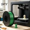 No Clogging Filament Silk PLA 3D Printer 1.75mm, 1Kg Spool, Low Warping Accessories for Printing Projects, Neatly Wound FDM Supplies