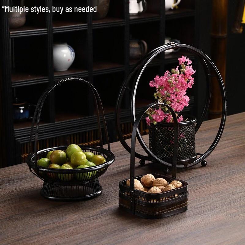 Handmade Bamboo Woven Basket