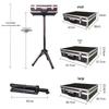 Medium Three-Pronged Aluminum Flight Case: Foldable, Removable, Storage Box