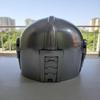 Handmade Steel Mandalorian Helmet Star Wars Cosplay Wearable Adult Costume, Medieval Bounty Hunter Armor Style Prop for Halloween, Display
