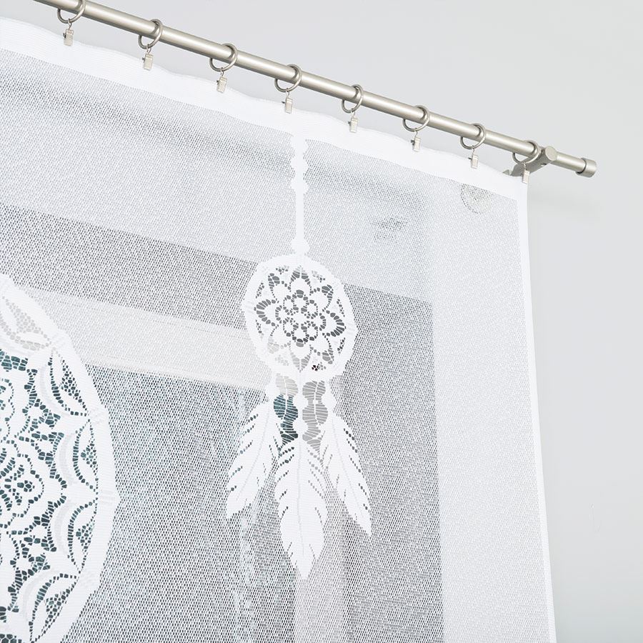 LEA - Ready-made jacquard panel - 160x160 cm - white