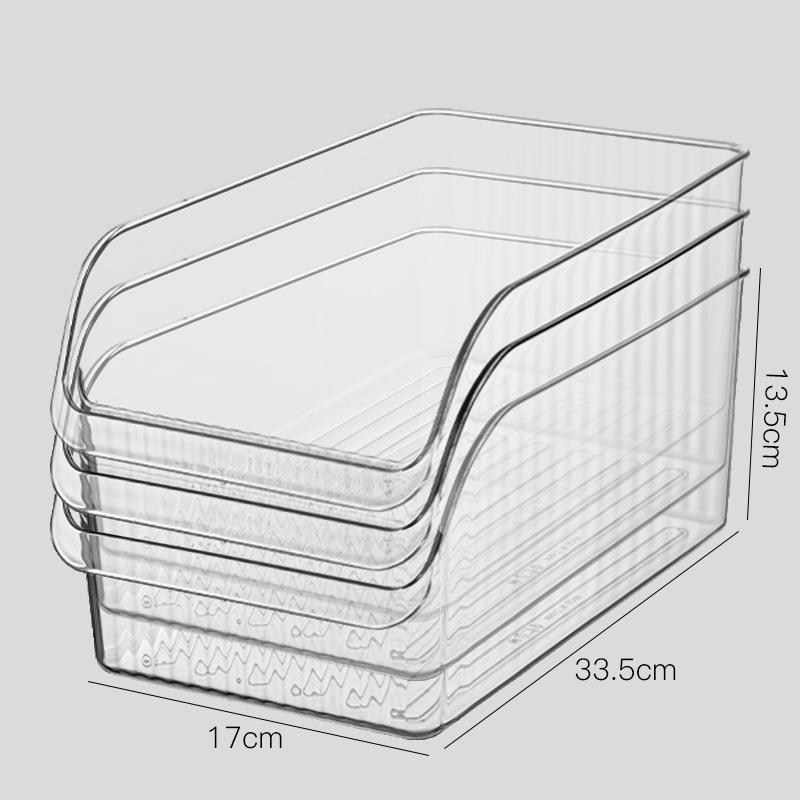Food-Grade Plastic Kitchen Refrigerator Organizer for Vegetables, Eggs, and More