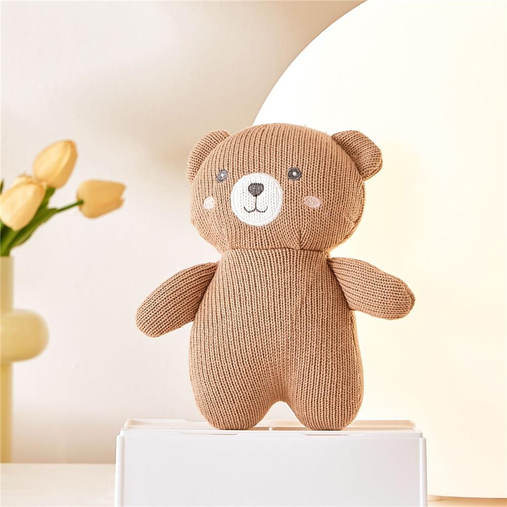 New cotton wool knitted doll baby comfort sleeping doll baby and children can chew plush to play with