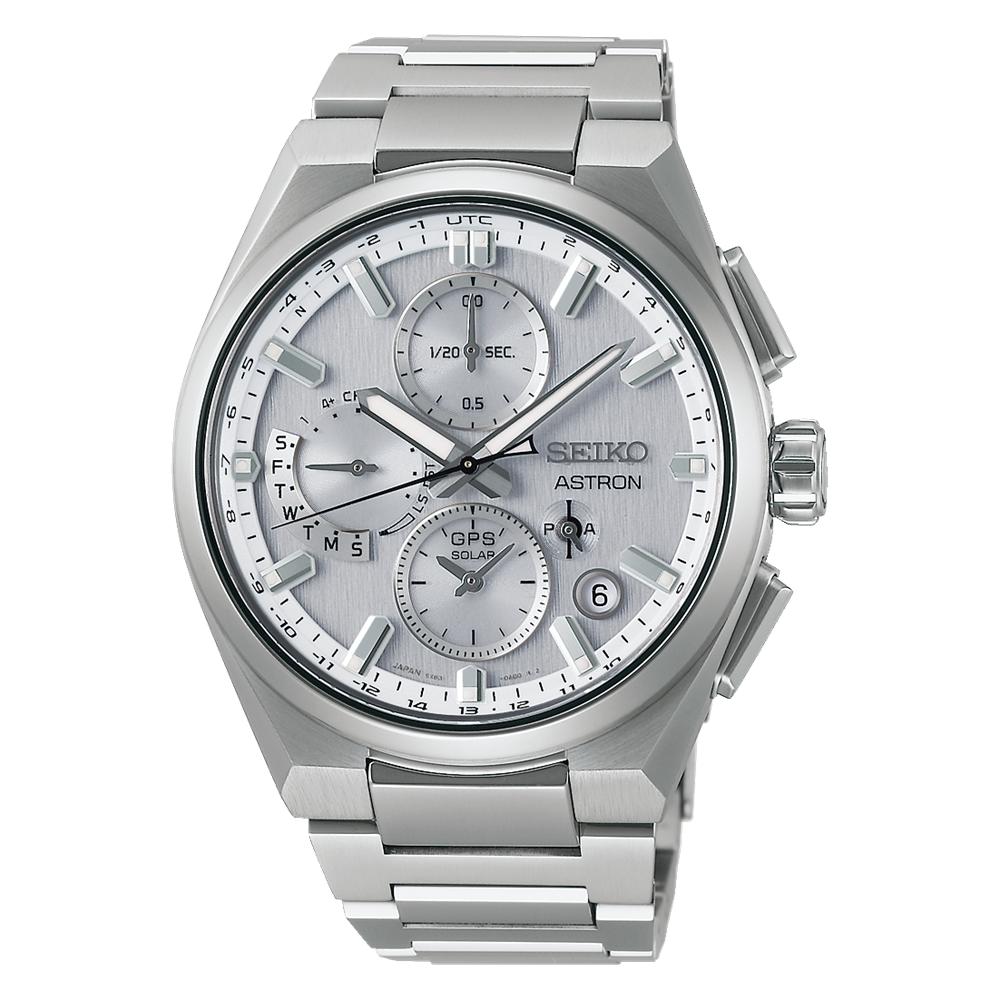 Buy Seiko Astron Nexter GPS Solar Dual Time Chronograph SBXC159 at
