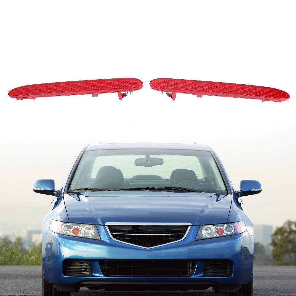 2PCS ABS Tail Bumper Reflector 33555-SEA-013, 33505-SEA-013 Rear Bumper Reflector Lens  for Accord