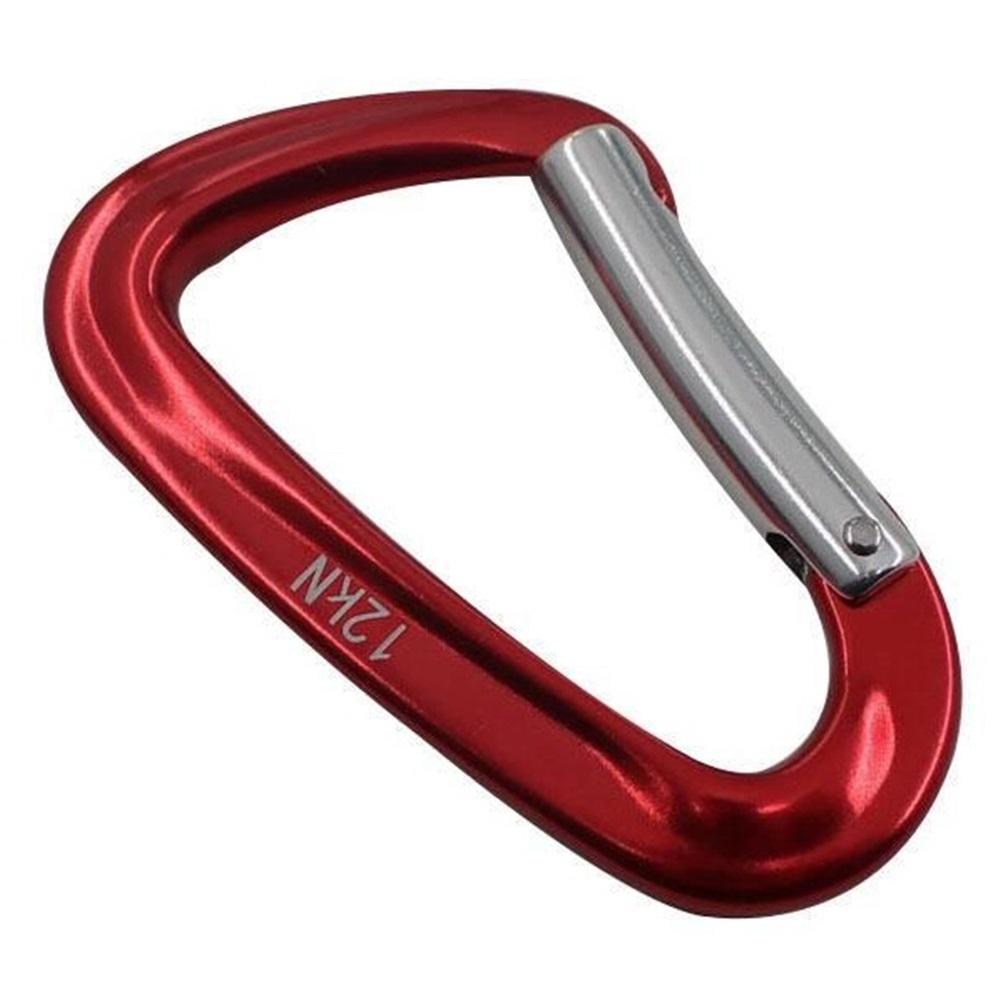 

Алюминиевый крюк D-Lock с высокой нагрузкой 12 кН 7075, подходит для гамаков, кемпинга, походов, активного отдыха, спортзалов, поводков для собак, рюкзаков, шлейок 1pcs красный