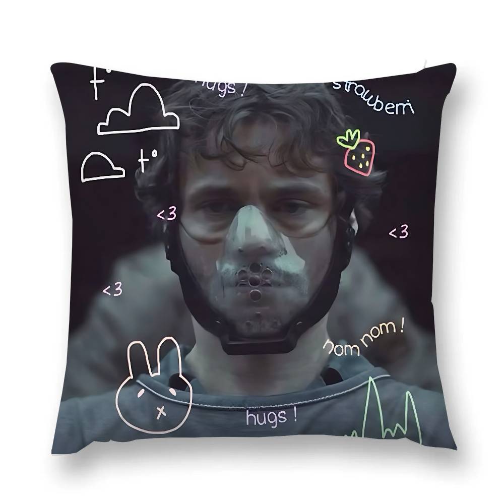 

Забавная наволочка A-Will Graham-w Подушки для наволочки Предметы домашнего декора Украшение гостиной Наволочки 16x16Inch