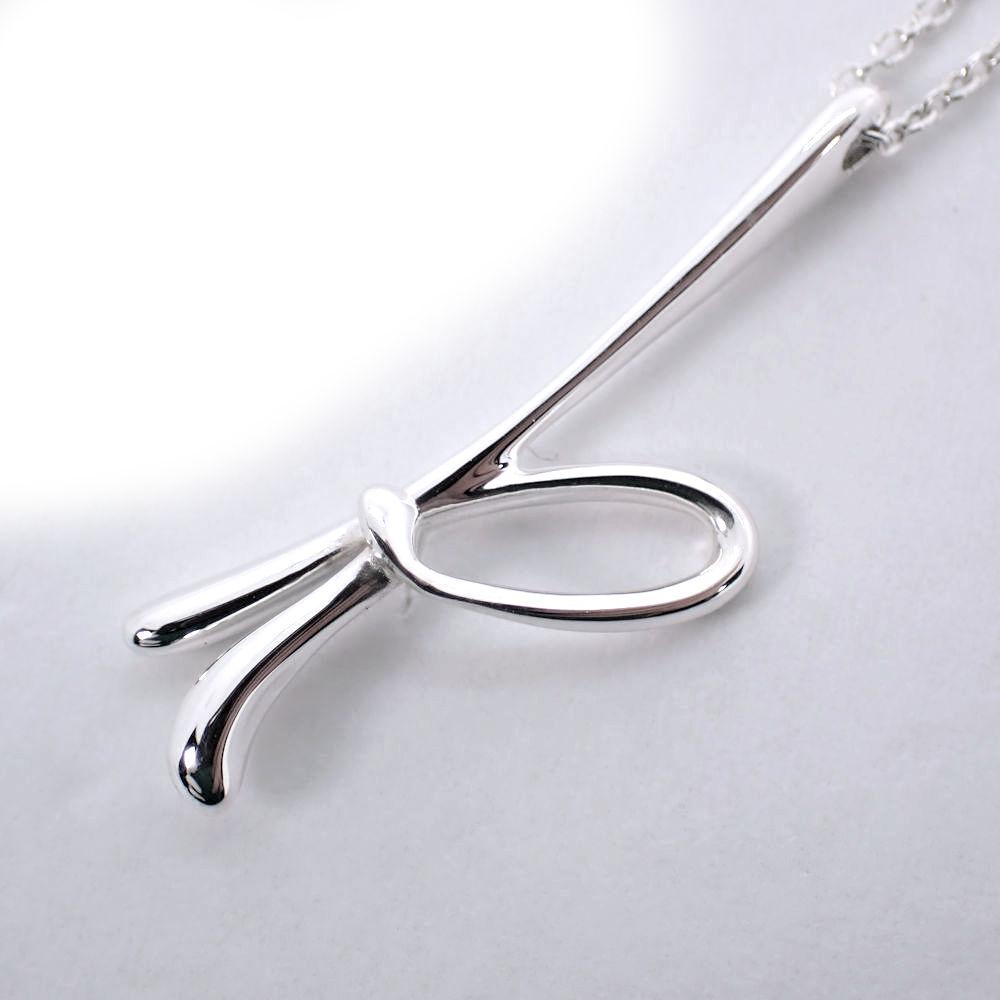 [Used] TIFFANY 925 Initial K Pendant Necklace j7-4