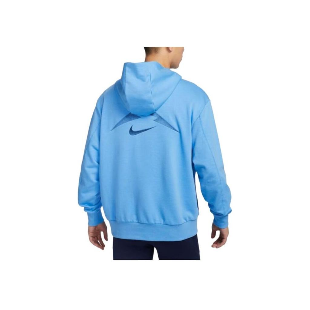 Nike Versatile Hooded Sweatshirt Men Tops Blue HJ3571-412