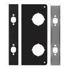 Stainless Steel Double Hole Security Plate For Reinforcing Entry Door Against Wear And Intrusion