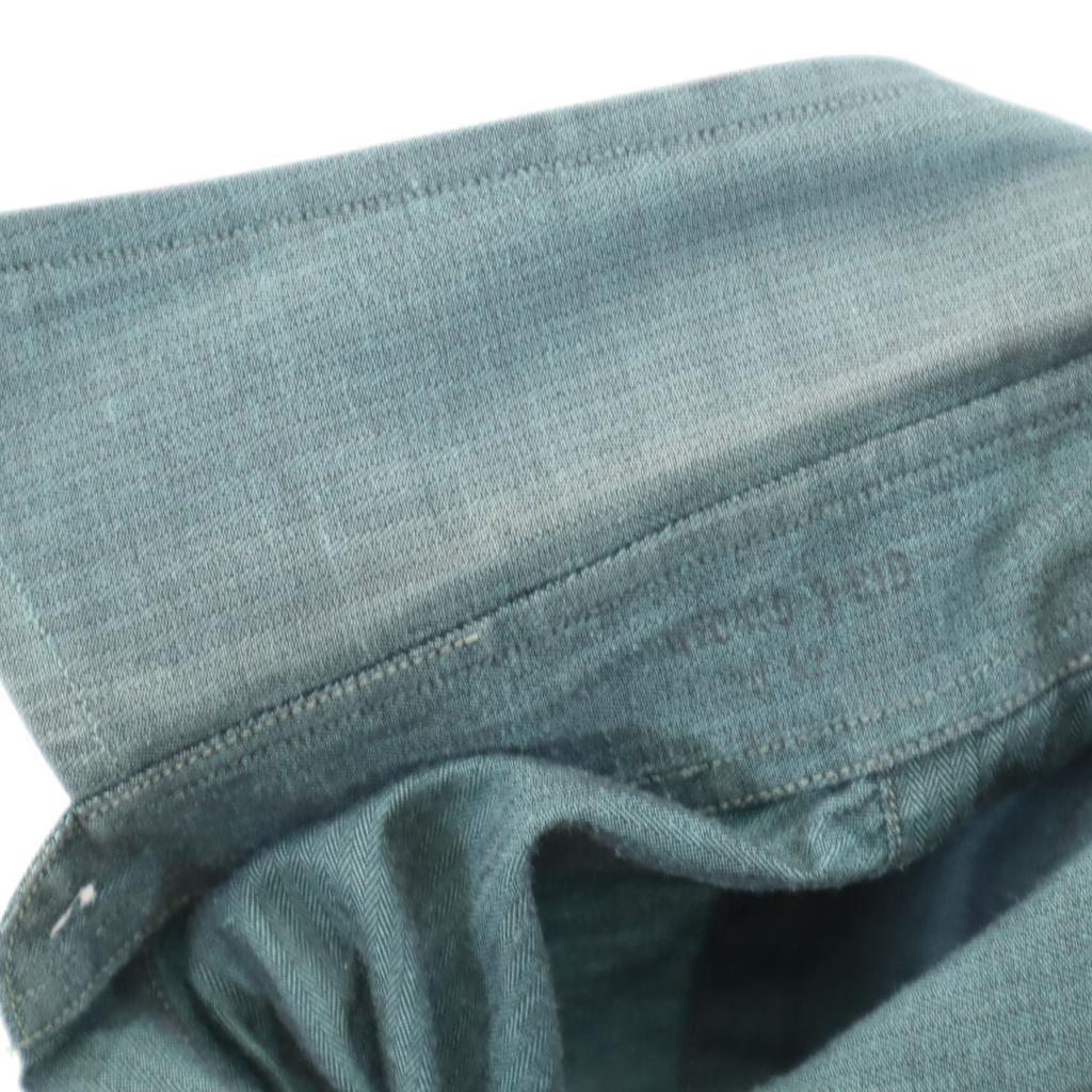 GIVENCHY 90s Made in Japan Old Herringbone Pattern Long sleeve shirt Men's Used