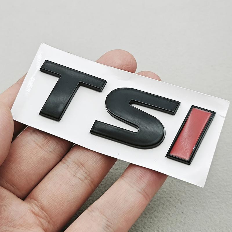 

3D TSI Emblem Badge Sticker for Volkswagen Tiguan Golf 7 MK6 Polo Passat B6 B7 Jetta Magotan Trunk Logo Car Styling Accessories