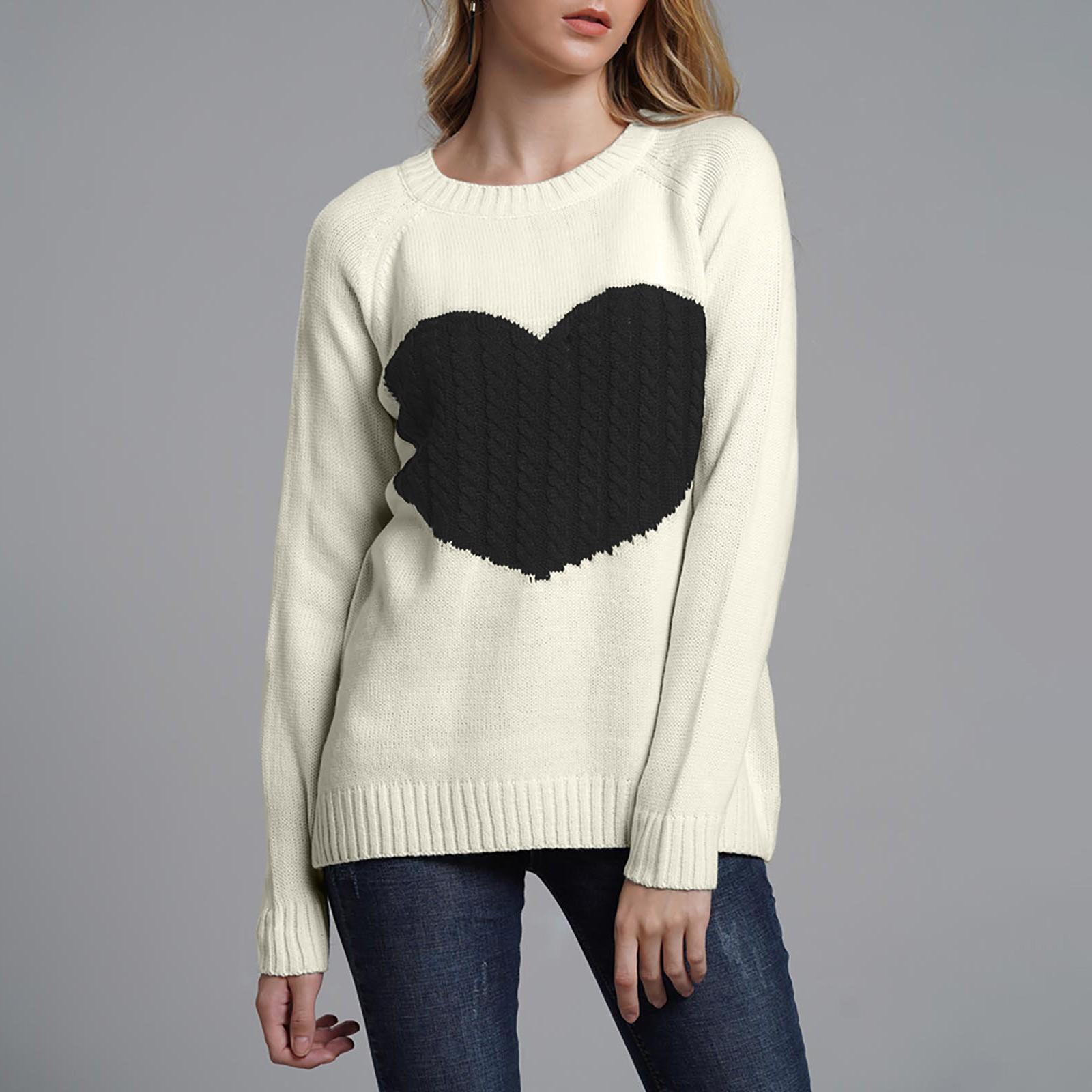 Women s Interchromatic Splicing Temperament Loose Knit Sweater L бежевый 2290₽