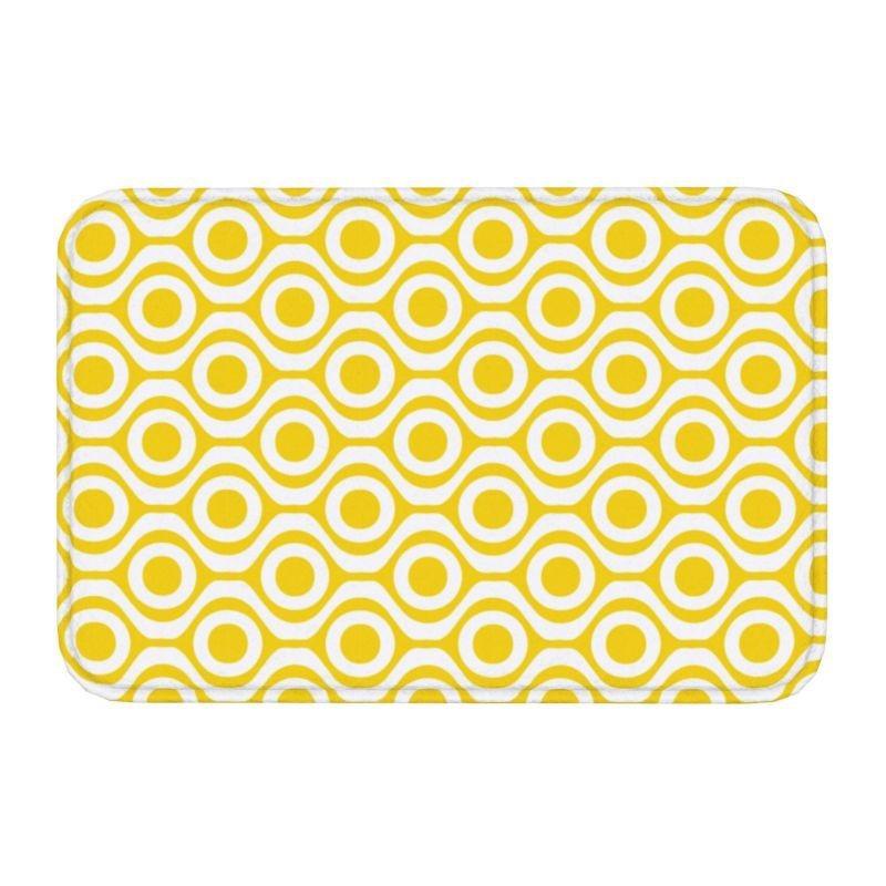 Geometric Pattern Carpet Mat Rubber Backing Rug Geometric Patterns for Modern Home Decoration Floor Mat Door Mat Non-slip Rug