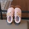 Children's Mary Jane shoes 2025 spring and autumn new girls' ballet sneakers Velcro pink casual moral training shoes tide