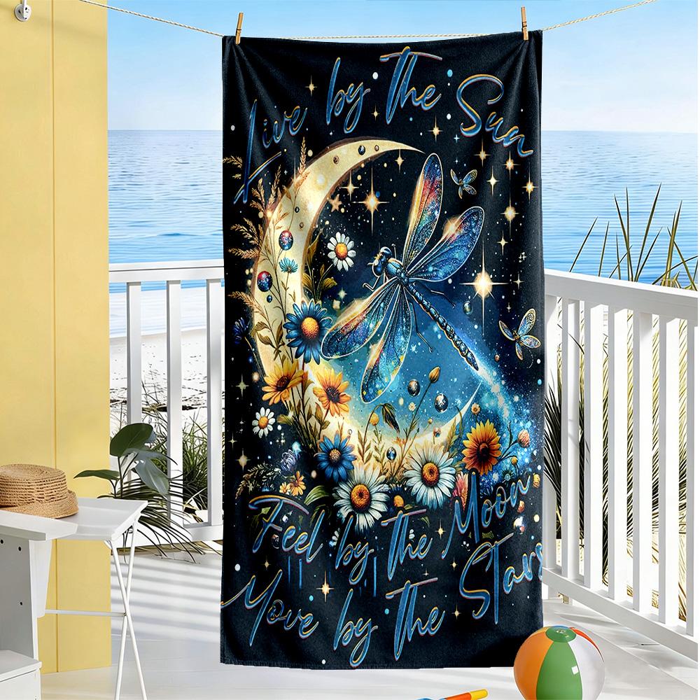 Dragon Beach Towel Soft Durable Quick-Dry Comfortable Lightweight Suitable for Swimming, Gym, Camping, Yoga Vacation
