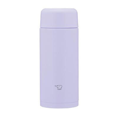 Zojirushi Mahobin Stainless Steel Mug Water Bottle 250ml Screw Type Dishwasher Safe Seamless Only 2 Care Points Lilac Purple SM-MS25-VM