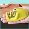 Knife Grinder Scissors Stone Steel Mini 2 Stage Double Groove Rod Sharpener Grindstone
