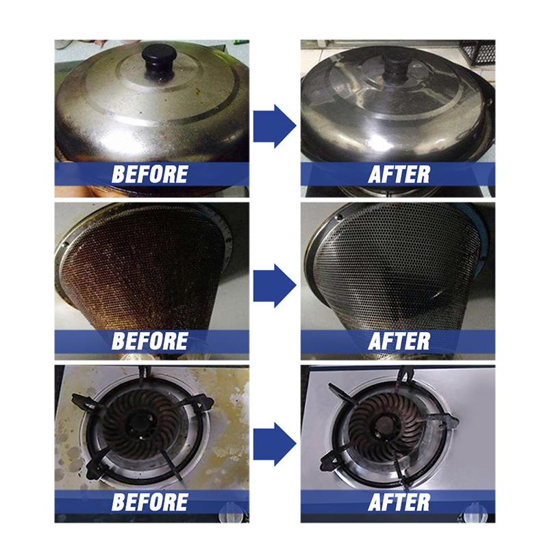 Cucina Magica Sgrassatore Pulitore Spray Panno Macchie d'Olio Rimuove Grasso Sporcizia Agente Casa Piano Cottura a Gas Forno Superficie di Pulizia