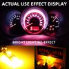 RXZ 10PCS Canbus T5 W3W 3030 3SMD Led Bulb 12V  Universal Interior Lights Dashboard Warming Indicator Auto Instrument Lamp