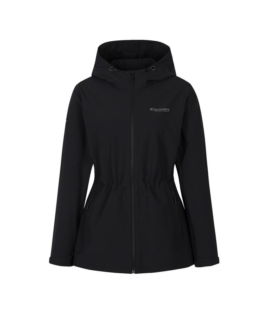 Discovery Expedition Women'S Essential Hooded Softshell Jacket (Black)