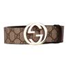 Gucci Interlocking G Leather Belts Women's 370543-KGDHG-9643