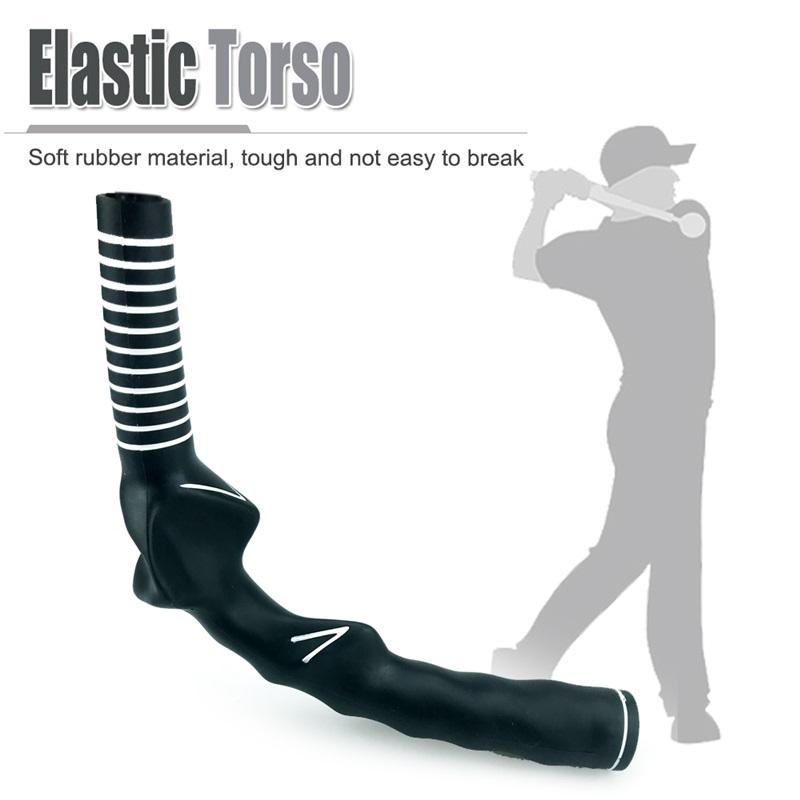 Universal Golf Rubber Grip Handle Swing Trainer Stable Standard Grip Non-Slip High Traction Golf Accessories