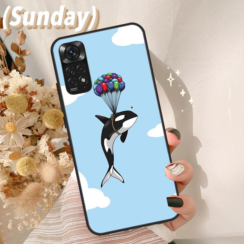Orcas Killer Whales Cover For Xiaomi Redmi Note 13 9 10 11 12 14 15 Pro Plus Case For Redmi 14C 13C 10C 12C 15 C
