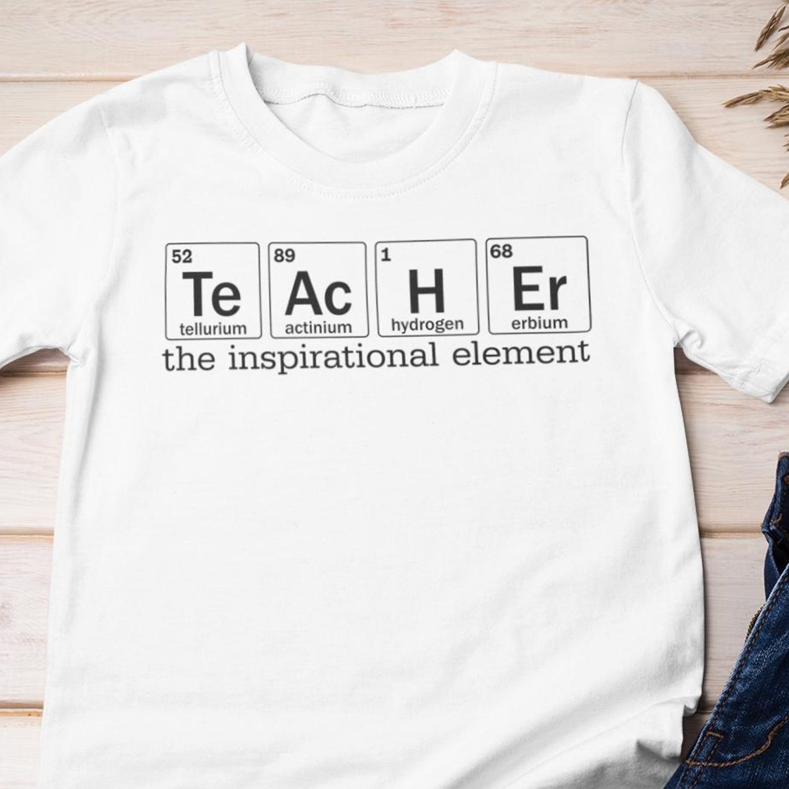 Teacher Appreciation Tee | Periodic Table - Educator Inspiration - Cotton T-Shirt 3XL