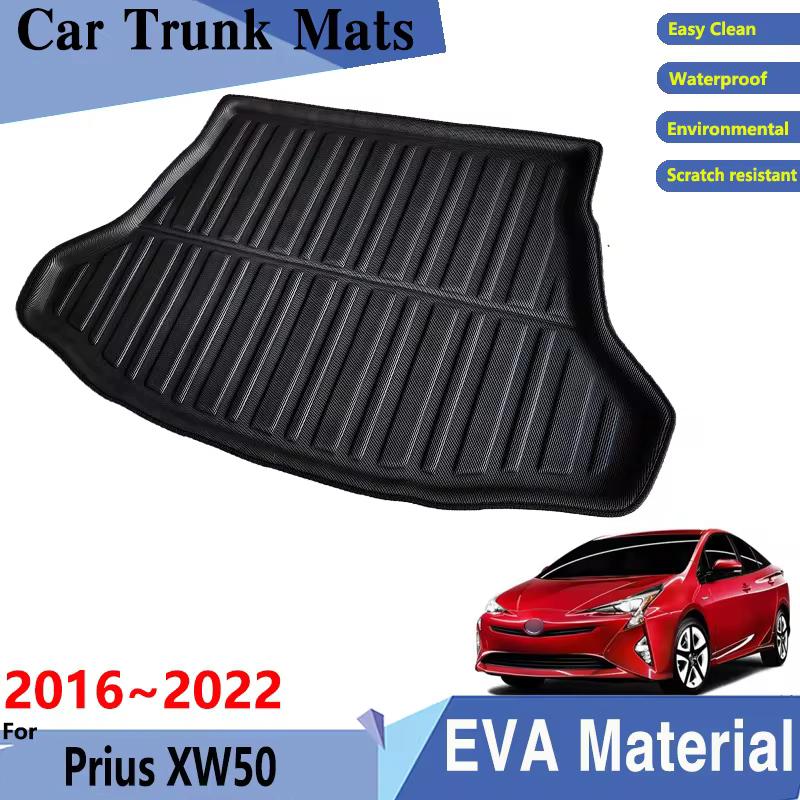 Car Trunk Mats EVA Material For Toyota Prius Accessories XW50 2016~ Car Trunk Mat Trunk Rear Anti-dirty Pad Auto Accessories
