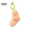 Decorative Knot Charm Plush Twist Bag Charm, Fuzzy Keychain Pendant, Backpacks Keyring Accessories Hanging Decoration for Backpacks, Handbags, Purse,