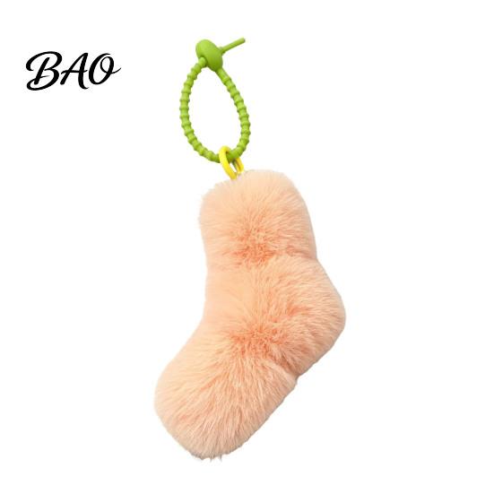 Decorative Knot Charm Plush Twist Bag Charm, Fuzzy Keychain Pendant, Backpacks Keyring Accessories Hanging Decoration for Backpacks, Handbags, Purse,