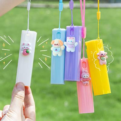 Cartoon Rectangular Tube Fragrance Bottle Spray Portable Travel Dispensing Bottle With String Perfume Bottle Bottle Spray