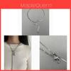No Brand Long Animal Pendant Necklace With Tassel For Women Men
