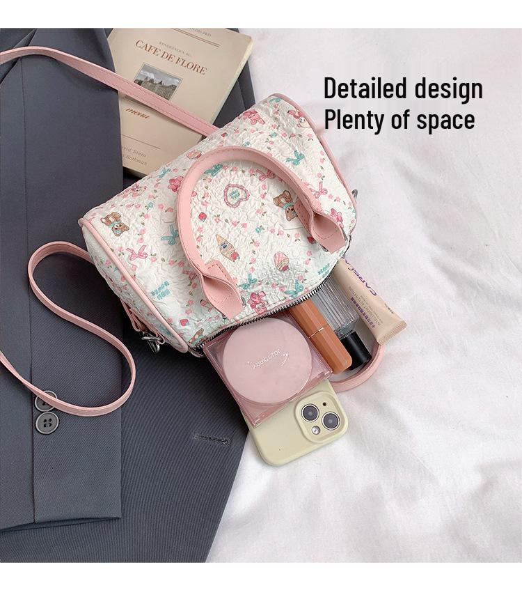 Trendy 2025 Women's Niche Handbag: Cute, Stylish Boston Shoulder & Crossbody Pillow Bag