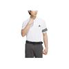 Adidas Aeroready Color Block Short Sleeve Polo Shirt Men Polo Shirts White IN9058
