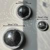 Three-piece Disco Ball Mirrored Glass Half Sphere Wall Hanging With Self Adhesive Back For Party Centerpiece Home Decor