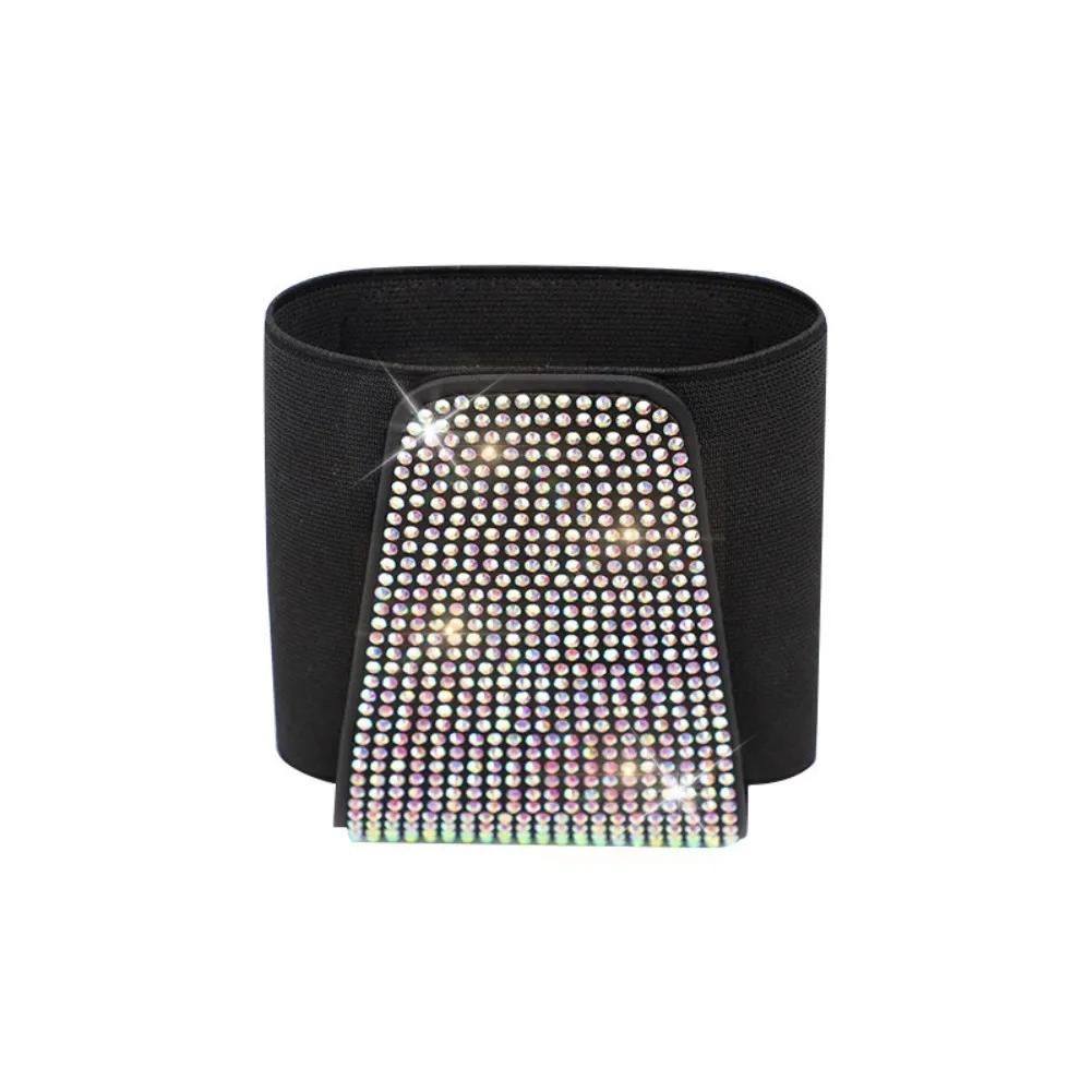 Auto Sunglasses Clip Rhinestone Holder Portable Eyewear Holder Card Ticket Clip Car Interior Accessory