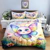 Colorful butterfly design. Bedding Duvet cover sets Duvet covers Pillowcases gifts (1 * Duvet Cover 2 * Pillowcases, without duvet insert)