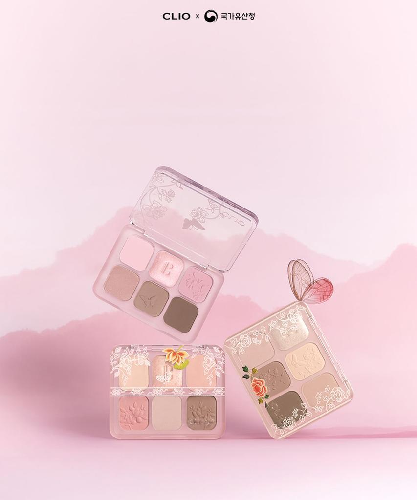 [SET] Muse Master Palette + Crystal Glam Tint Shadow Brush 1P