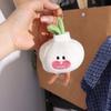 Unique Veggie Garlic Plush Doll Cute Funny Garlic Pendant Vegetable Keychain  Backpack Pendant