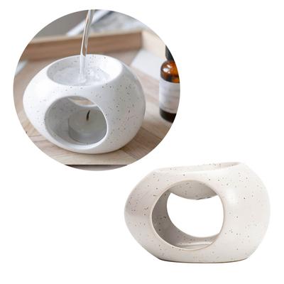 Ceramic Oil Burner Aroma Lamp Tea Light Holder Aroma Diffuser Warmer for Essential Oils Fragrance Oil and Scented Wax