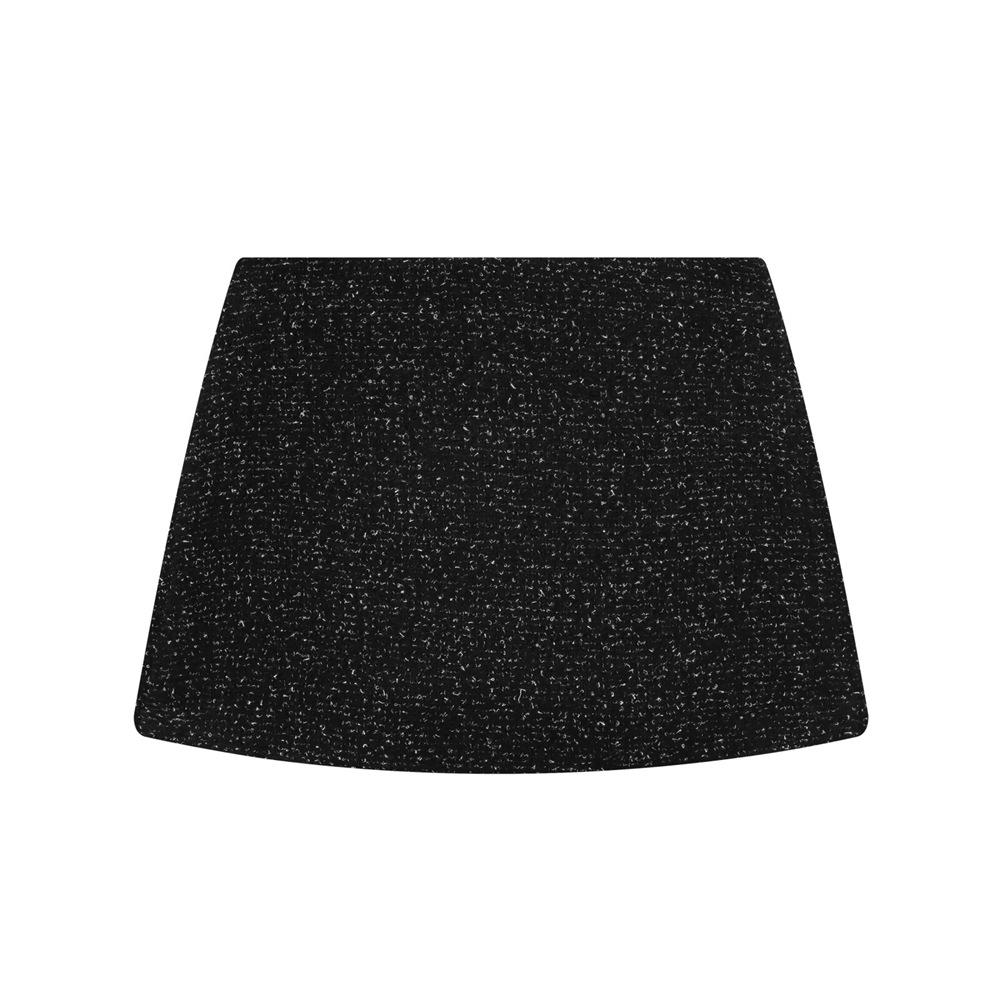 Women s Autumn/Winter Coarse Knit Round Neck Suit with Black Belt & High-Waisted Skirt Pants - Euro-American Style Small
