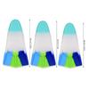 Swim Training Fins Travel Size Flippers Comfortable Silicone Swimming Fins Training Short Flippers for Kids Adult