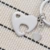 Hohles Liebespaar Edelstahl Schlüsselanhänger Amor Pfeil Design Mode Paar Anhänger Praktisches Romantisches Geschenk