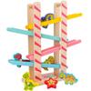 Colorful Wooden Educational Glide Car for Children - Fast, Interactive Parent-Child Toy