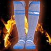 Beheizte Socken Wiederaufladbar USB Elektrisch Beheizte Socken Warme Baumwollsocke Langes Strumpf mit 3 Heizstufen Unisex Winterwärmer