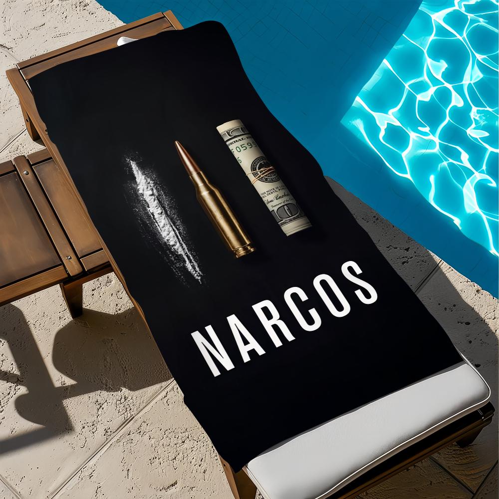 P-pablo E-esco-bar Towel Beach Quick Dry Soft Pool Towels Gift for Travel Gym Shower Camping sports