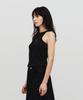 SEALOT Signature Cut Eyelet Basic Sleeveless Top (Black)